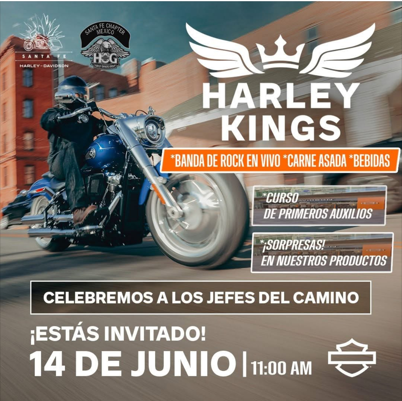 Harley Kings día del padre