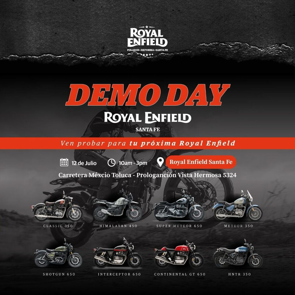 DemoDay Prueba las Motos de Royal Enfield Santa Fe