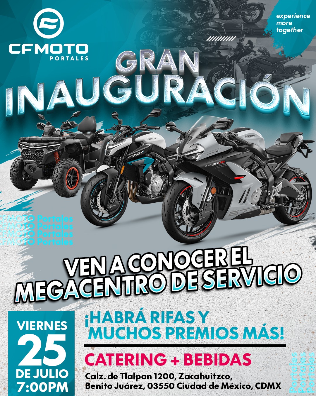 Inauguración de CFMOTO Portales