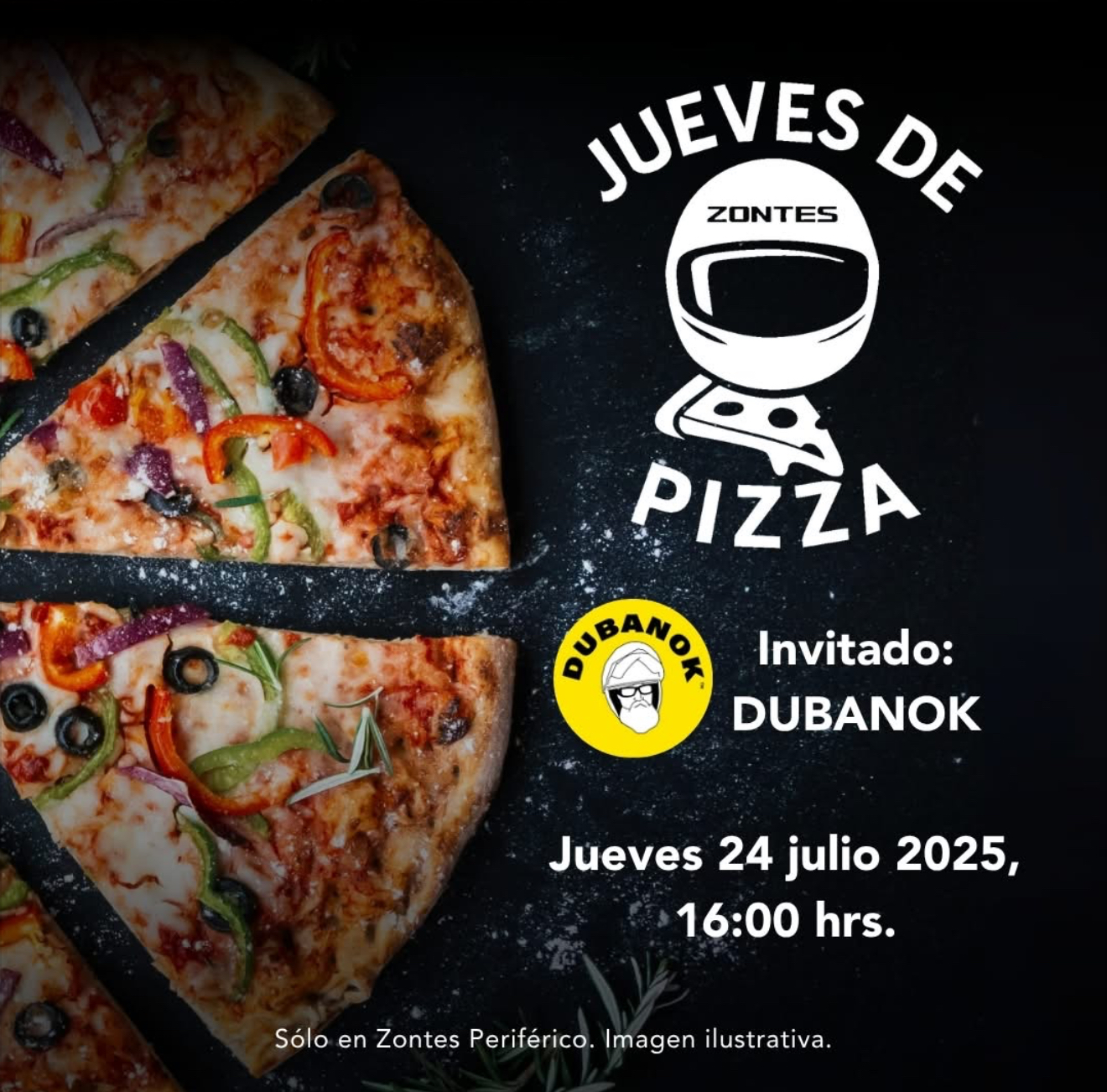 Jueves de Pizza Zontes Periférico